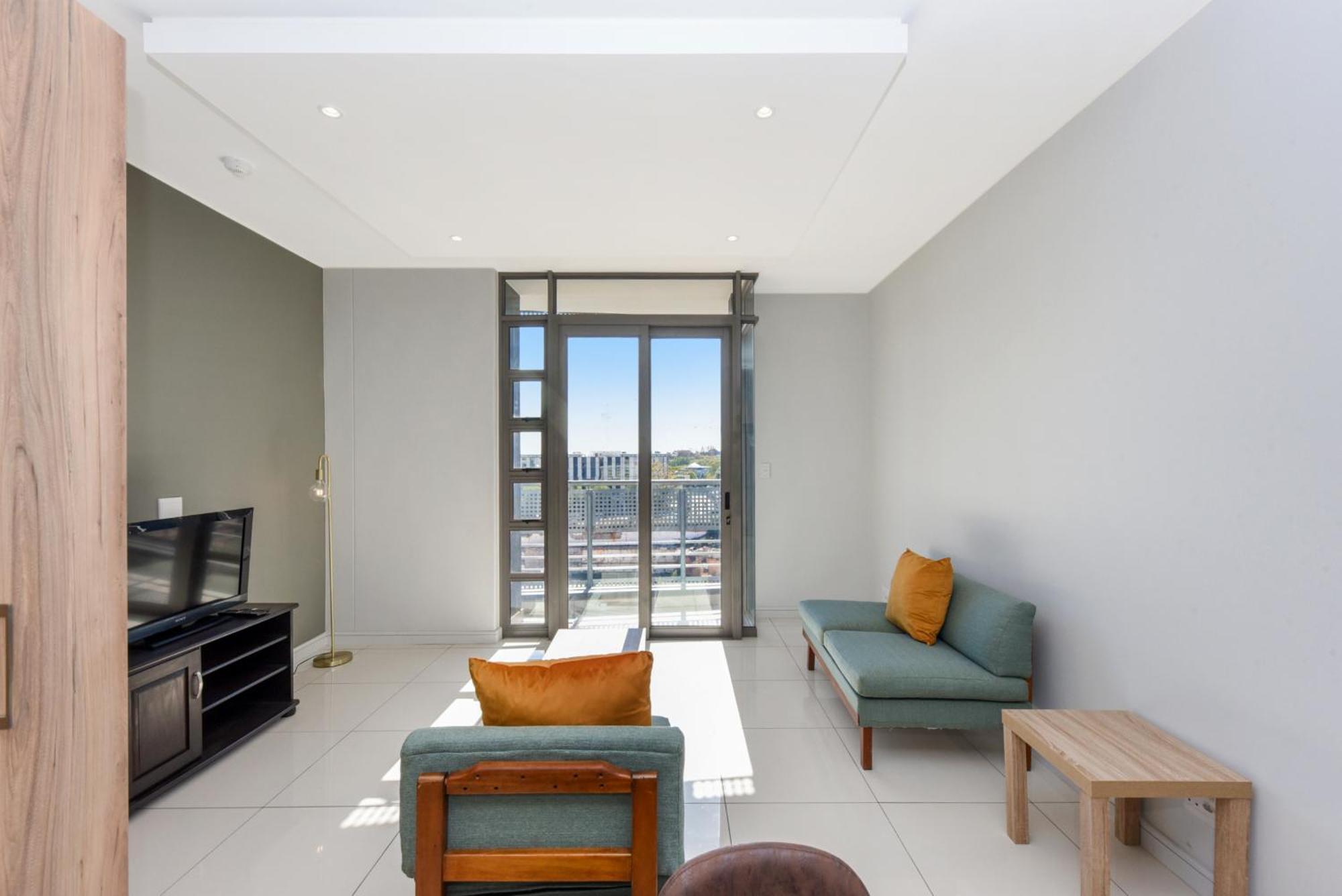 The Median Rosebank Luxury Apartment - Building With Generator ヨハネスブルグ エクステリア 写真